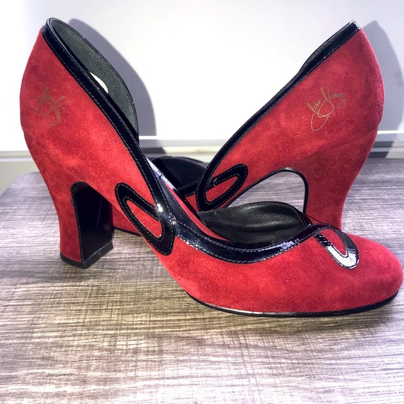 John Fluvvog micacles cana red - Picture 1 of 8